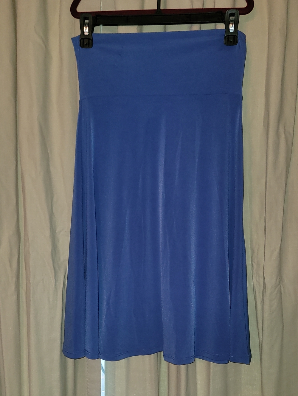 LuLaRoe Royal Blue Midi A-Line Dress